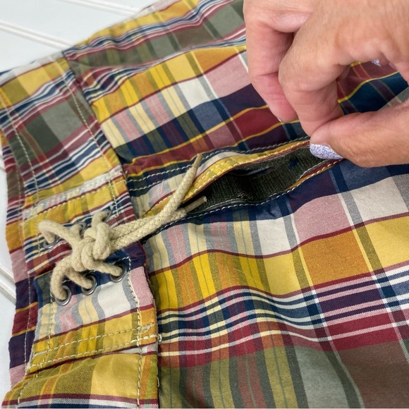 Polo Ralph Lauren Swim Shorts Boys L‎ 16/18 Plaid - Picture 10 of 12